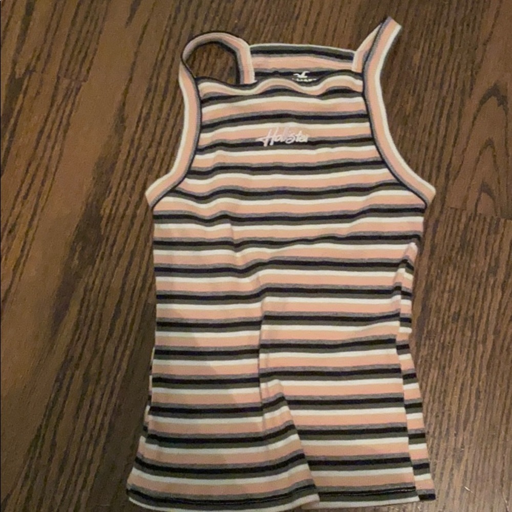 A striped tank top